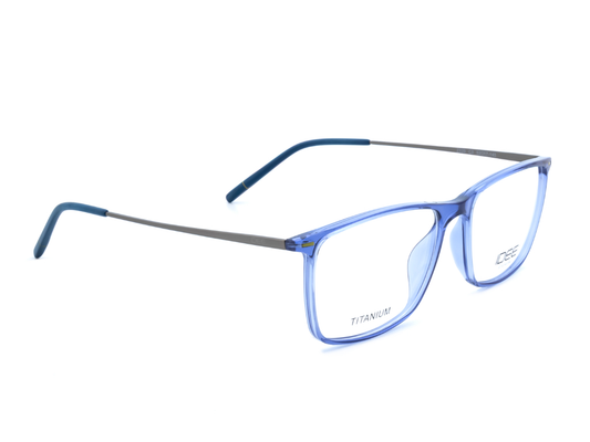 IDEE Rectangle Color Semi-Rimmed Eyeglasses - Unisex