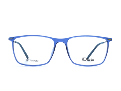 IDEE Rectangle Color Semi-Rimmed Eyeglasses - Unisex
