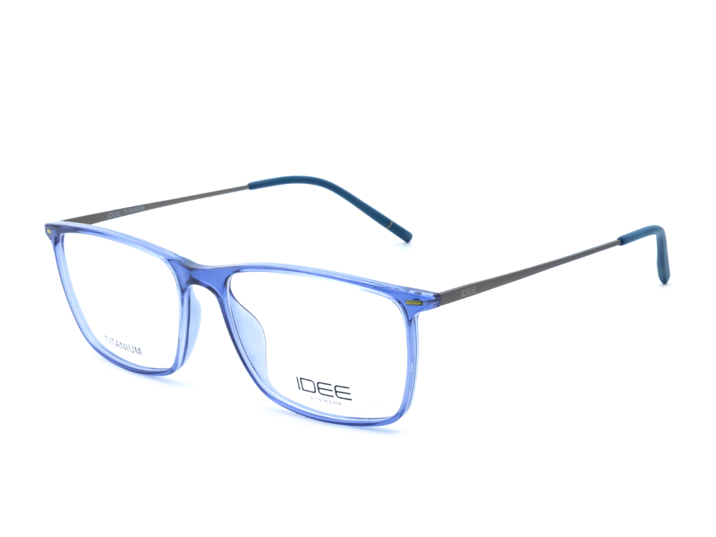 IDEE Rectangle Color Semi-Rimmed Eyeglasses - Unisex