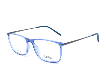 IDEE Rectangle Color Semi-Rimmed Eyeglasses - Unisex