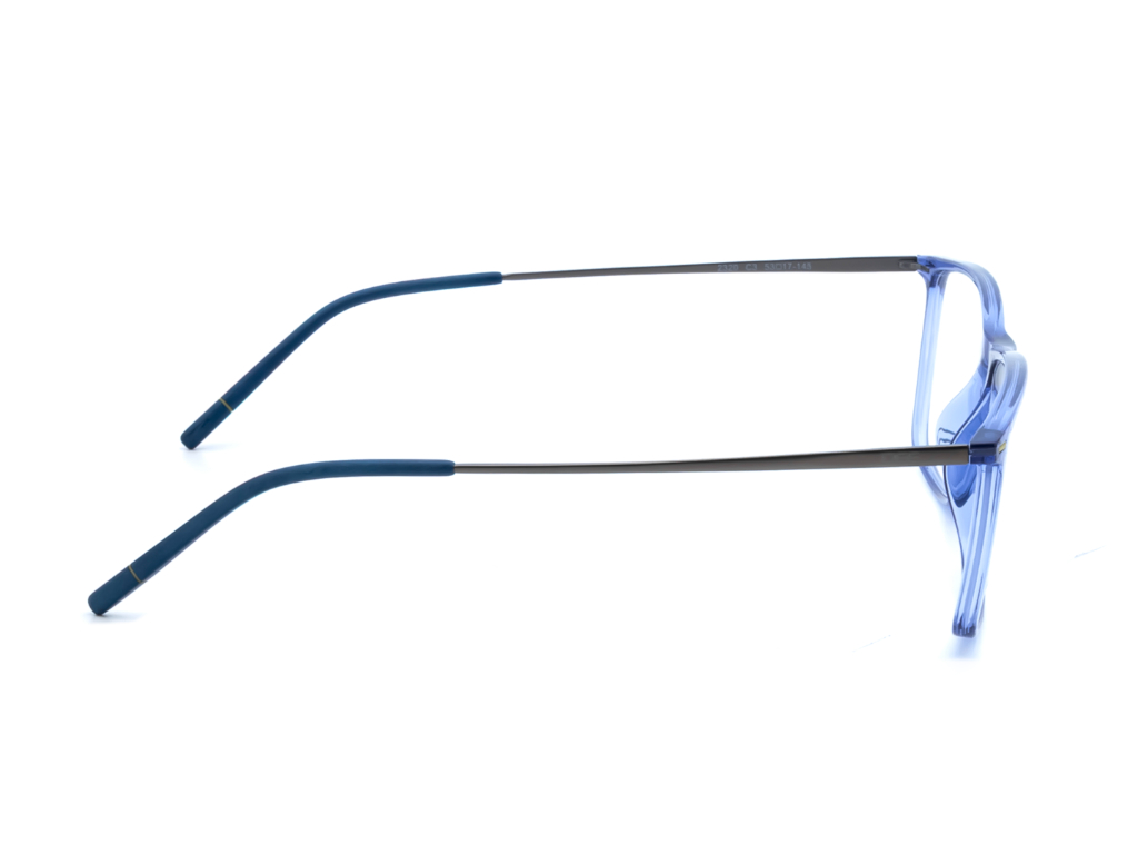 IDEE Rectangle Color Semi-Rimmed Eyeglasses - Unisex