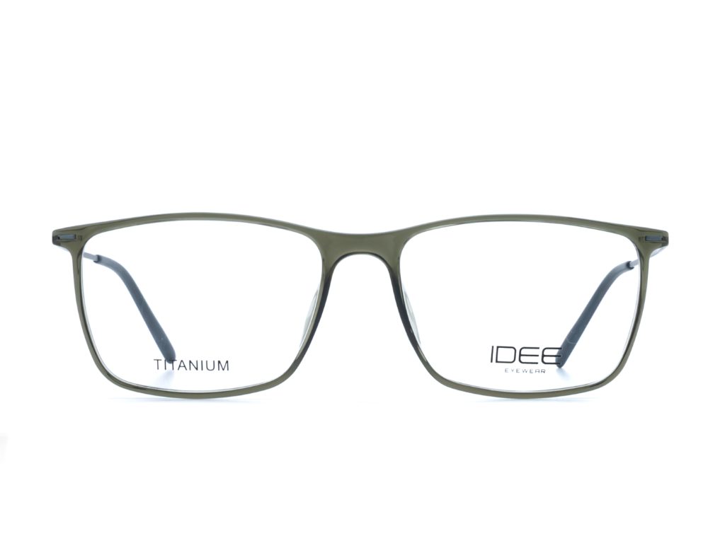 IDEE Rectangle Color Semi-Rimmed Eyeglasses - Unisex