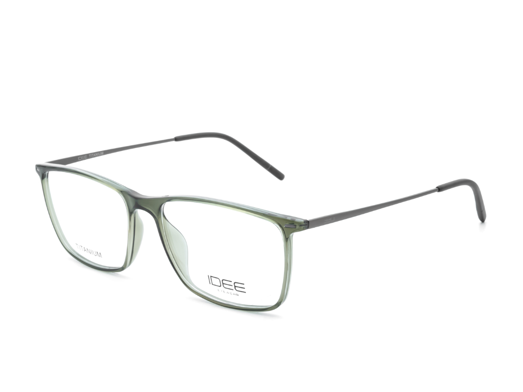 IDEE Rectangle Color Semi-Rimmed Eyeglasses - Unisex