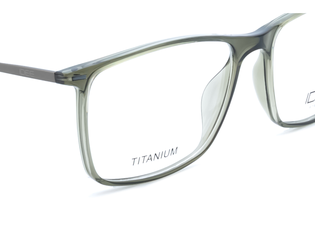 IDEE Rectangle Color Semi-Rimmed Eyeglasses - Unisex