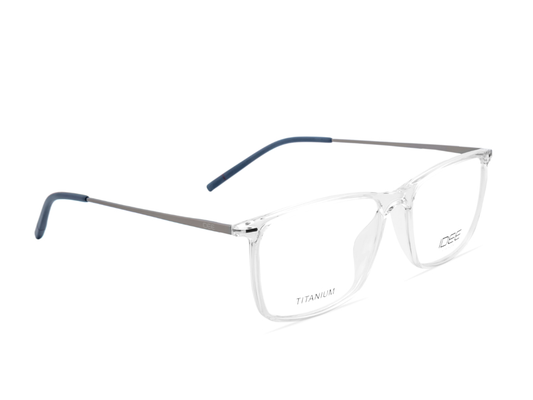 IDEE Rectangle Color Semi-Rimmed Eyeglasses - Unisex