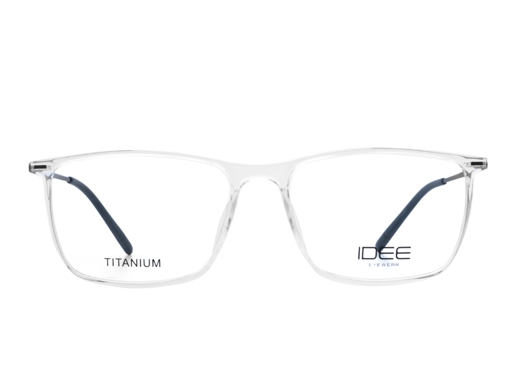 IDEE Rectangle Color Semi-Rimmed Eyeglasses - Unisex