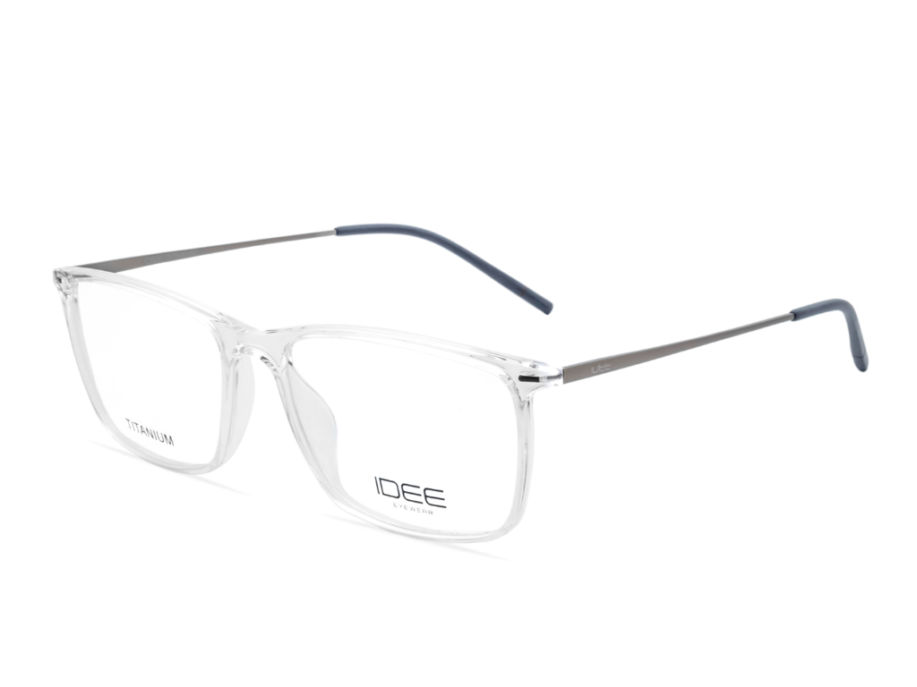 IDEE Rectangle Color Semi-Rimmed Eyeglasses - Unisex
