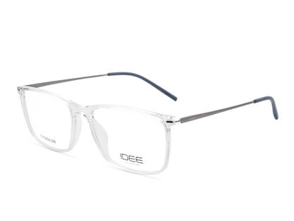 IDEE Rectangle Color Semi-Rimmed Eyeglasses - Unisex