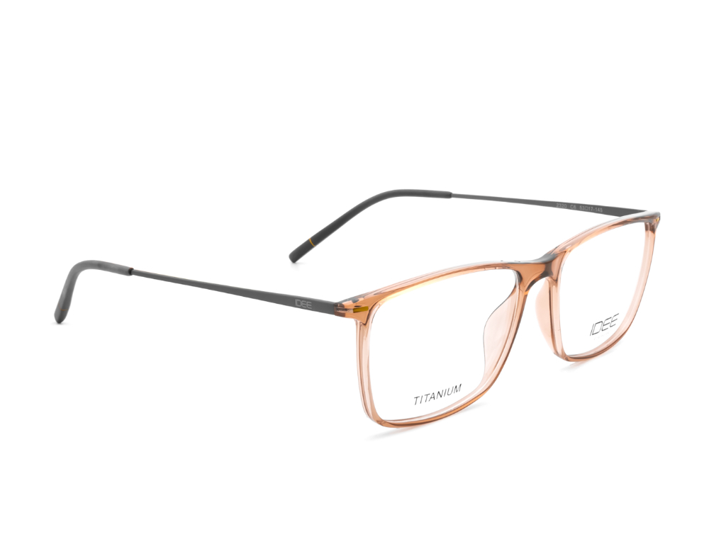 IDEE Rectangle Color Semi-Rimmed Eyeglasses - Unisex
