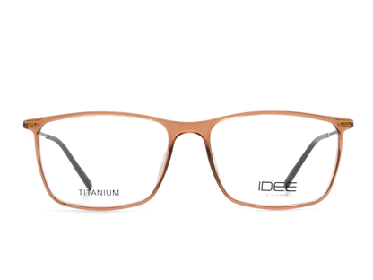 IDEE Rectangle Color Semi-Rimmed Eyeglasses - Unisex