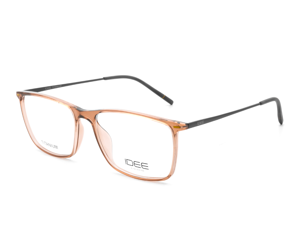IDEE Rectangle Color Semi-Rimmed Eyeglasses - Unisex