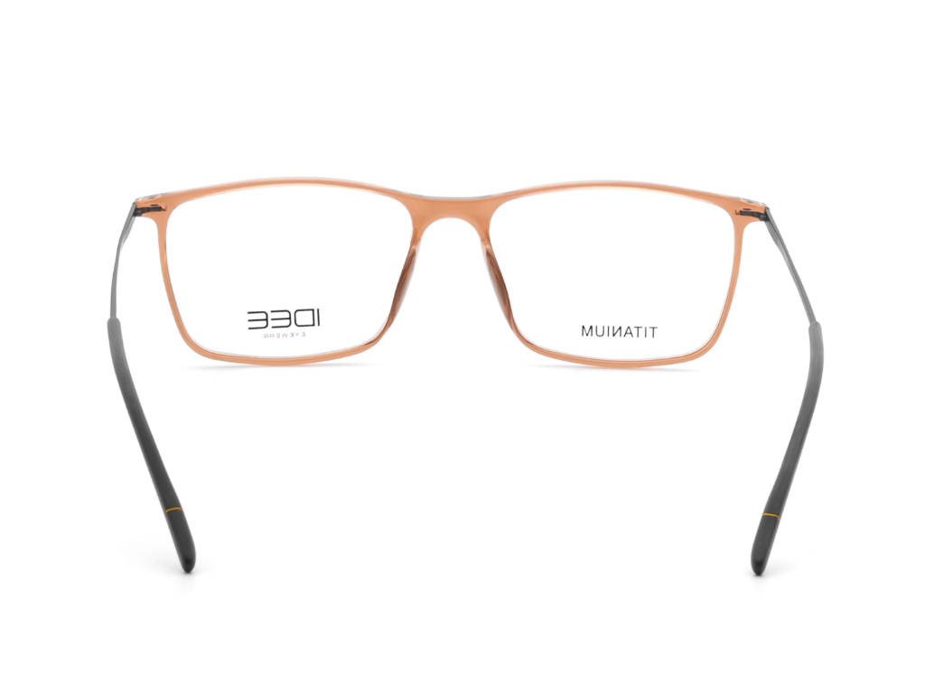 IDEE Rectangle Color Semi-Rimmed Eyeglasses - Unisex