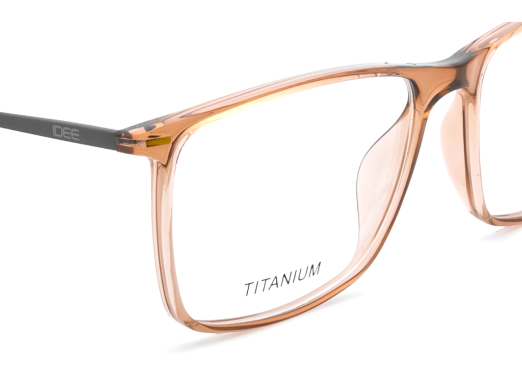 IDEE Rectangle Color Semi-Rimmed Eyeglasses - Unisex