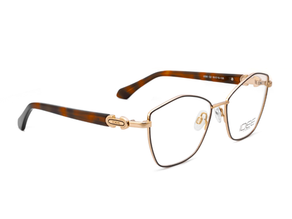 IDEE Rectangle Brown Semi-Rimmed Eyeglasses - Unisex