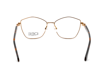 IDEE Rectangle Brown Semi-Rimmed Eyeglasses - Unisex