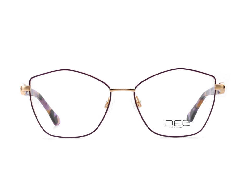 IDEE Rectangle Blue Semi-Rimmed Eyeglasses - Unisex