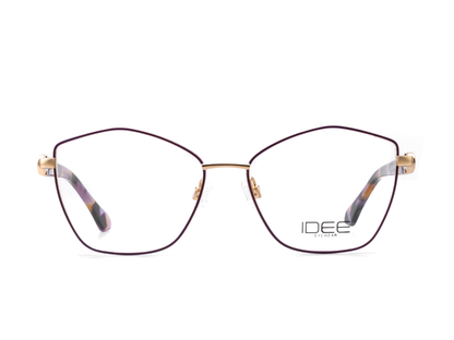 IDEE Rectangle Blue Semi-Rimmed Eyeglasses - Unisex