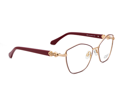 IDEE Rectangle Burgundy Semi-Rimmed Eyeglasses - Unisex