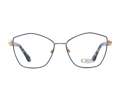 IDEE Rectangle Grey Semi-Rimmed Eyeglasses - Unisex