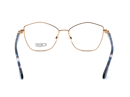 IDEE Rectangle Grey Semi-Rimmed Eyeglasses - Unisex