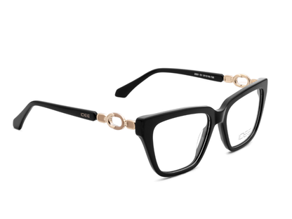 IDEE Rectangle Black Semi-Rimmed Eyeglasses - Unisex