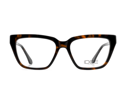 IDEE Rectangle Brown Semi-Rimmed Eyeglasses - Unisex