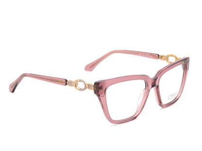 IDEE Rectangle Blue Semi-Rimmed Eyeglasses - Unisex