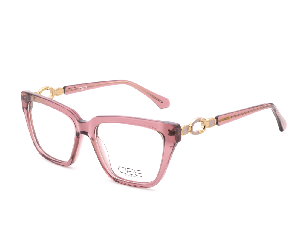 IDEE Rectangle Blue Semi-Rimmed Eyeglasses - Unisex