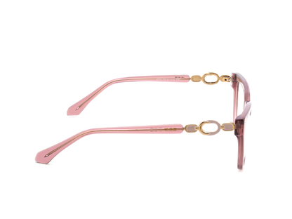 IDEE Rectangle Blue Semi-Rimmed Eyeglasses - Unisex