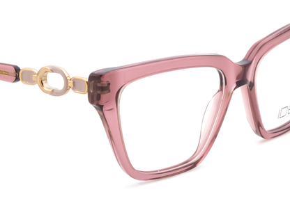 IDEE Rectangle Blue Semi-Rimmed Eyeglasses - Unisex