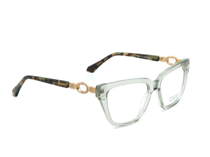IDEE Rectangle Burgundy Semi-Rimmed Eyeglasses - Unisex