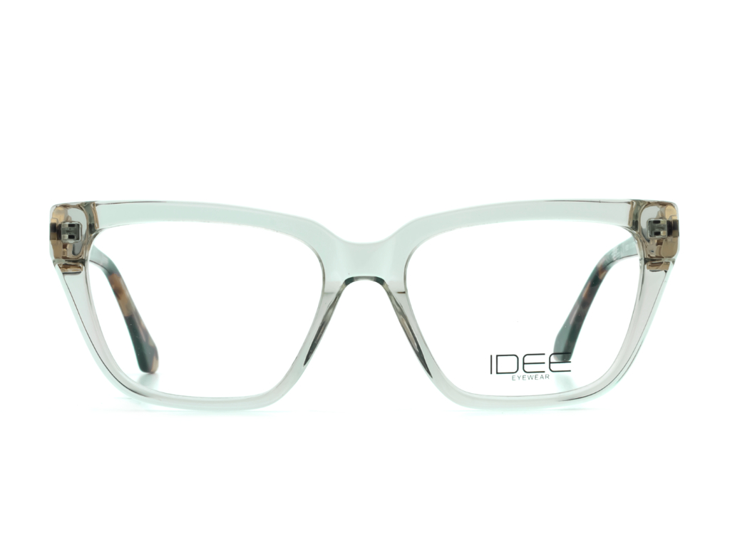 IDEE Rectangle Burgundy Semi-Rimmed Eyeglasses - Unisex