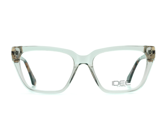 IDEE Rectangle Burgundy Semi-Rimmed Eyeglasses - Unisex