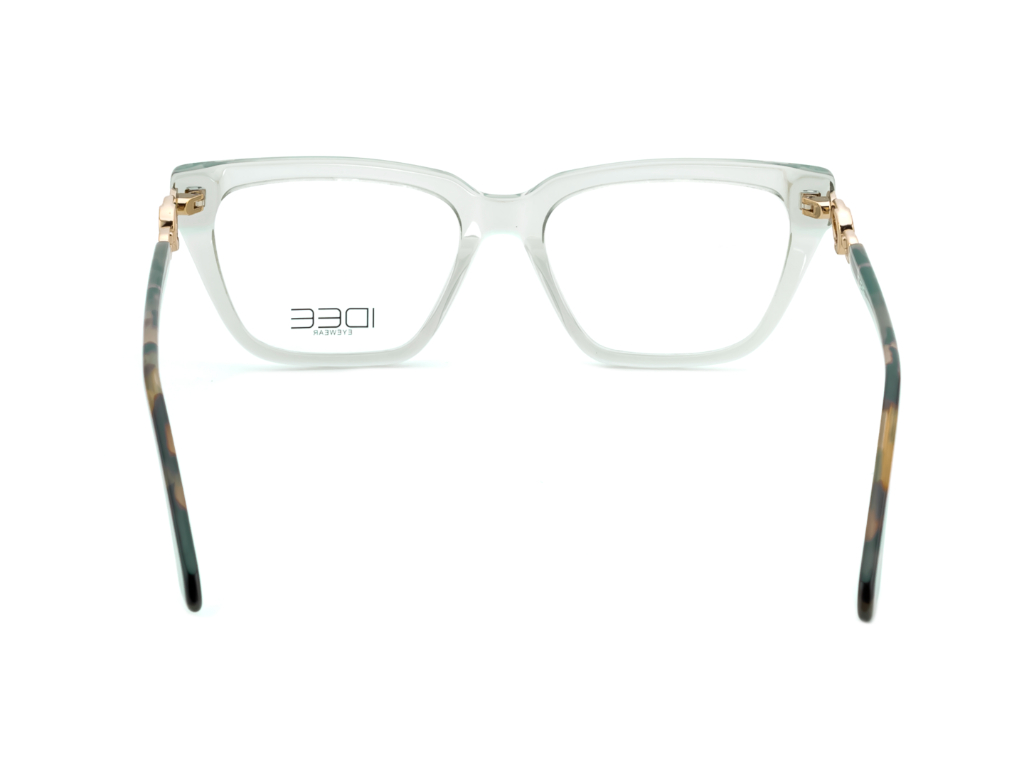 IDEE Rectangle Burgundy Semi-Rimmed Eyeglasses - Unisex