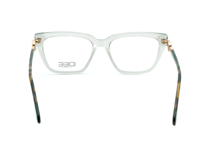 IDEE Rectangle Burgundy Semi-Rimmed Eyeglasses - Unisex
