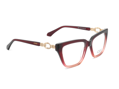 IDEE Rectangle Grey Semi-Rimmed Eyeglasses - Unisex