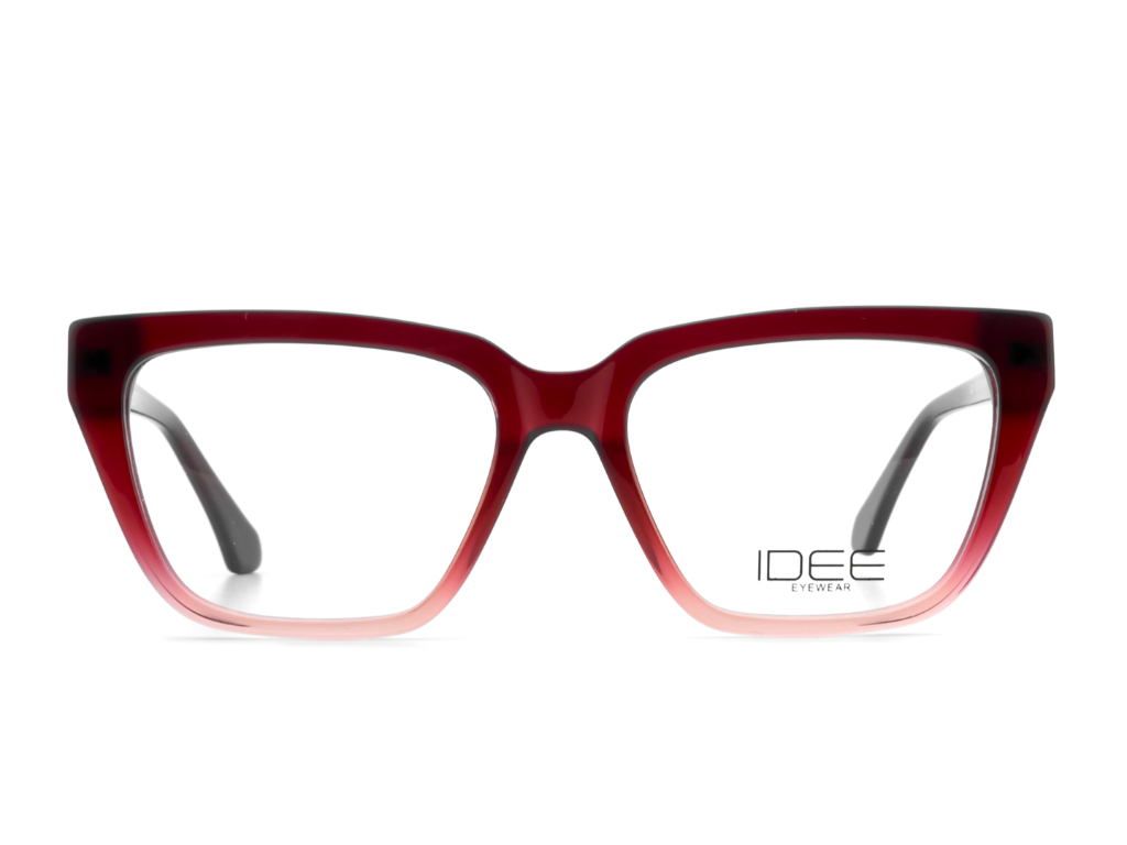 IDEE Rectangle Grey Semi-Rimmed Eyeglasses - Unisex