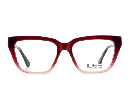 IDEE Rectangle Grey Semi-Rimmed Eyeglasses - Unisex