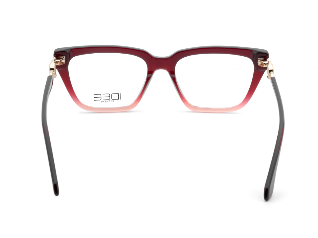 IDEE Rectangle Grey Semi-Rimmed Eyeglasses - Unisex