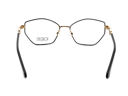 IDEE Rectangle Black Semi-Rimmed Eyeglasses - Unisex