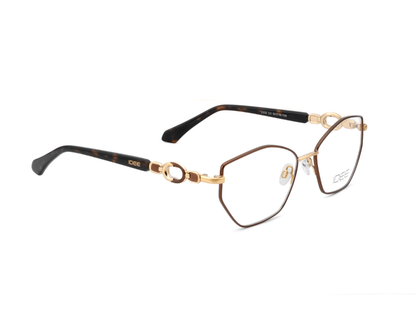 IDEE Rectangle Brown Semi-Rimmed Eyeglasses - Unisex