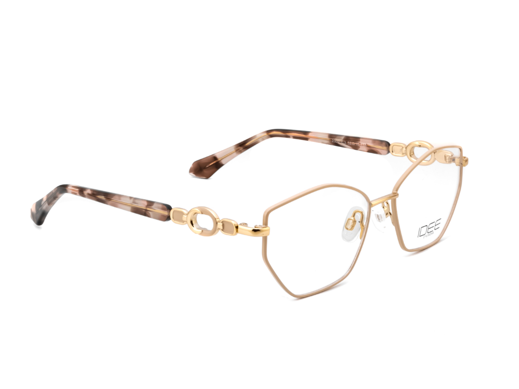 IDEE Rectangle Blue Semi-Rimmed Eyeglasses - Unisex