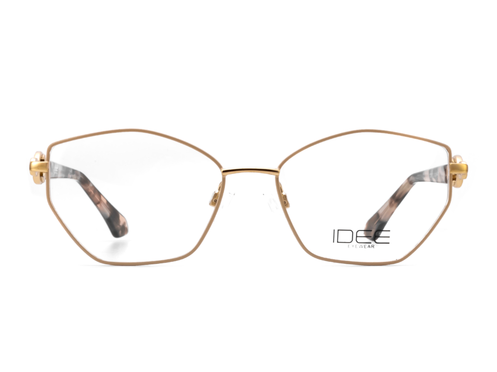 IDEE Rectangle Blue Semi-Rimmed Eyeglasses - Unisex