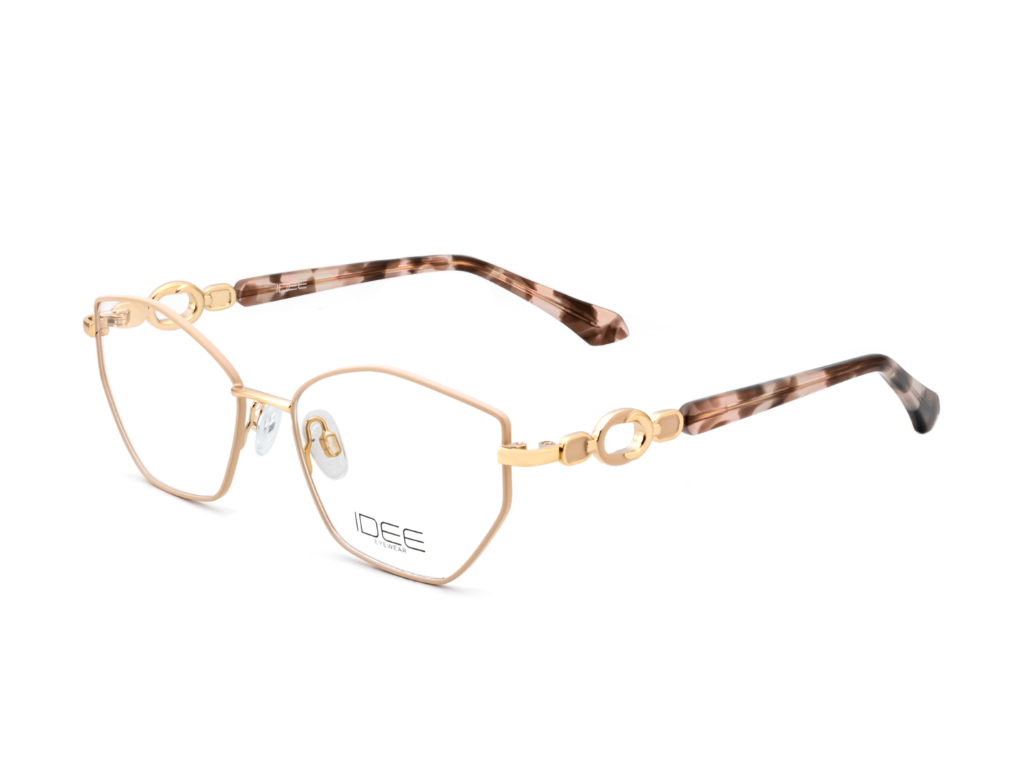 IDEE Rectangle Blue Semi-Rimmed Eyeglasses - Unisex