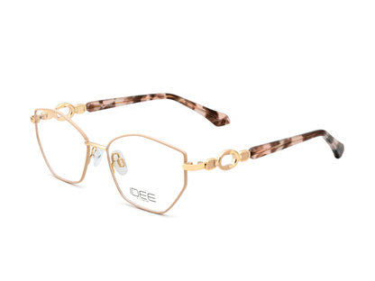 IDEE Rectangle Blue Semi-Rimmed Eyeglasses - Unisex