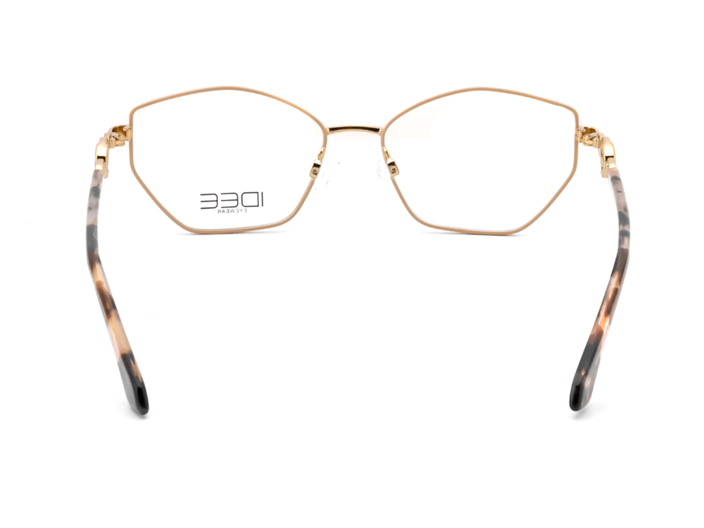 IDEE Rectangle Blue Semi-Rimmed Eyeglasses - Unisex