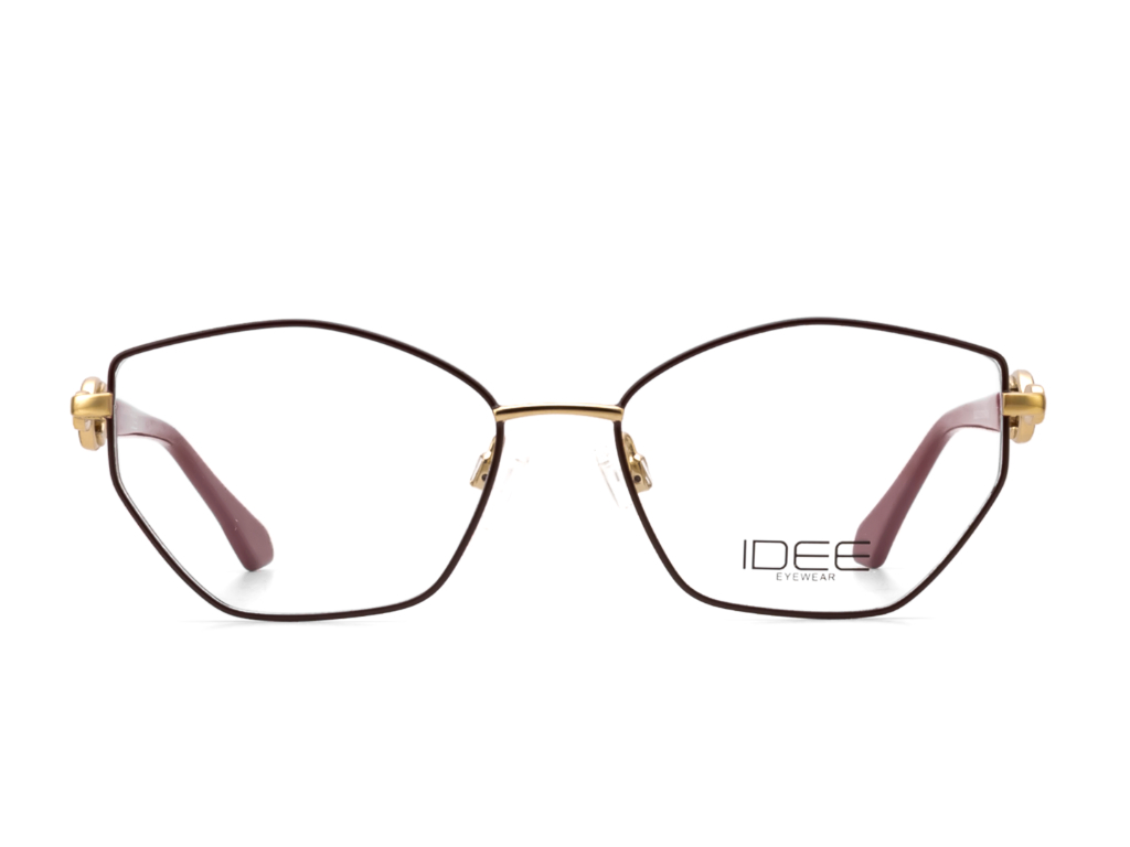 IDEE Rectangle Grey Semi-Rimmed Eyeglasses - Unisex