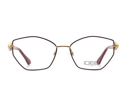 IDEE Rectangle Grey Semi-Rimmed Eyeglasses - Unisex