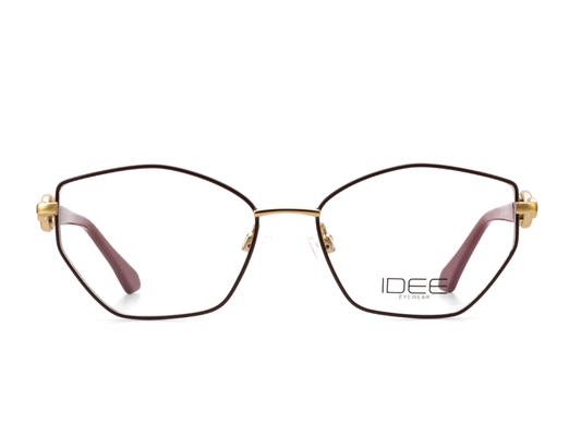 IDEE Rectangle Grey Semi-Rimmed Eyeglasses - Unisex
