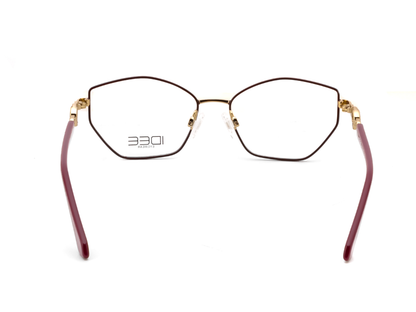 IDEE Rectangle Grey Semi-Rimmed Eyeglasses - Unisex